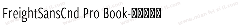 FreightSansCnd Pro Book字体转换